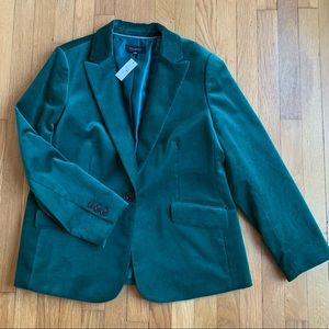 Talbots Velvet Green Blazer